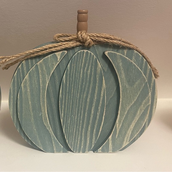 Pumpkins , set of 2 - blue - Picture 3 of 3